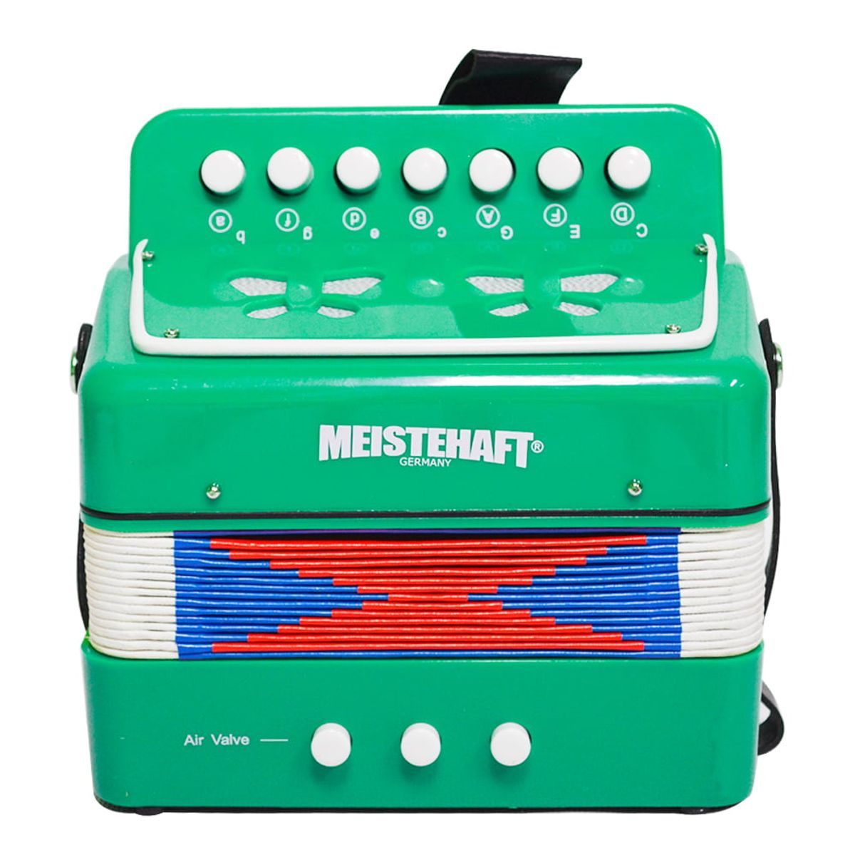 MEISTEHAFT - ACORDEON NIÑO 2 BAJOS VERDE MT-2018 MEISTEHAFT