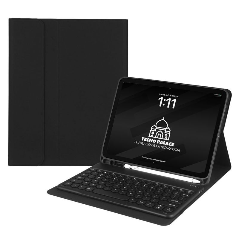 GENERICO - Fundas Con Teclado 2.0 Premium Para iPad 10,2 (7,8,9 GEN) - letra Ñ