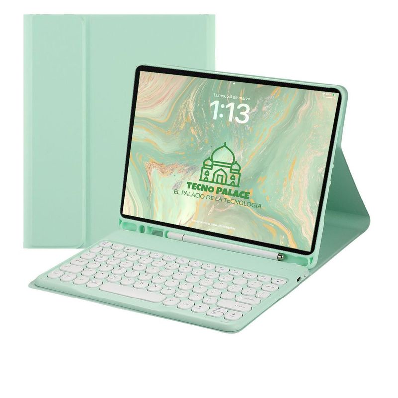 GENERICO - Fundas Con Teclado 2.0 Premium Para iPad 10,2 (7,8,9 GEN) - letra Ñ