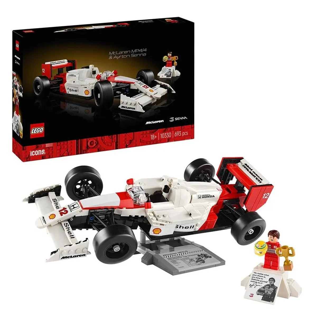 LEGO - LEGO Auto McLaren MP4/4 #12 Ayrton Senna – 693 Piezas