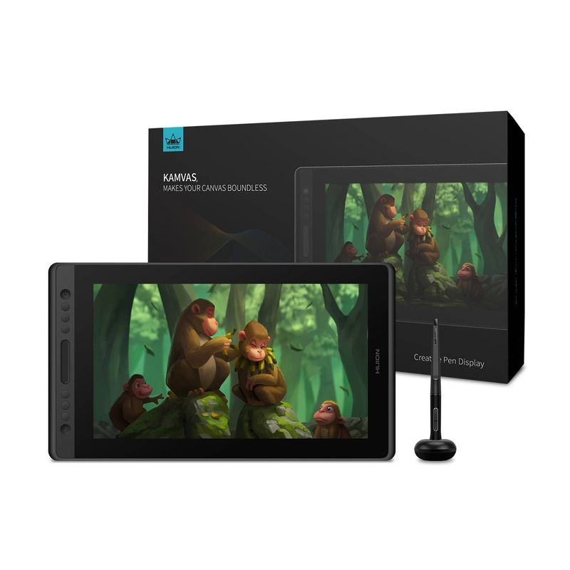 HUION - Tableta Digitalizadora Gráfica Huion KAMVAS Pro 16 Incluye Soporte