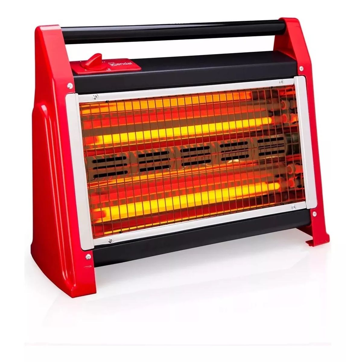 KENDAL - Estufa Calefactor Cuarzo Kendal Kc-160as Calor Limpio Rojo