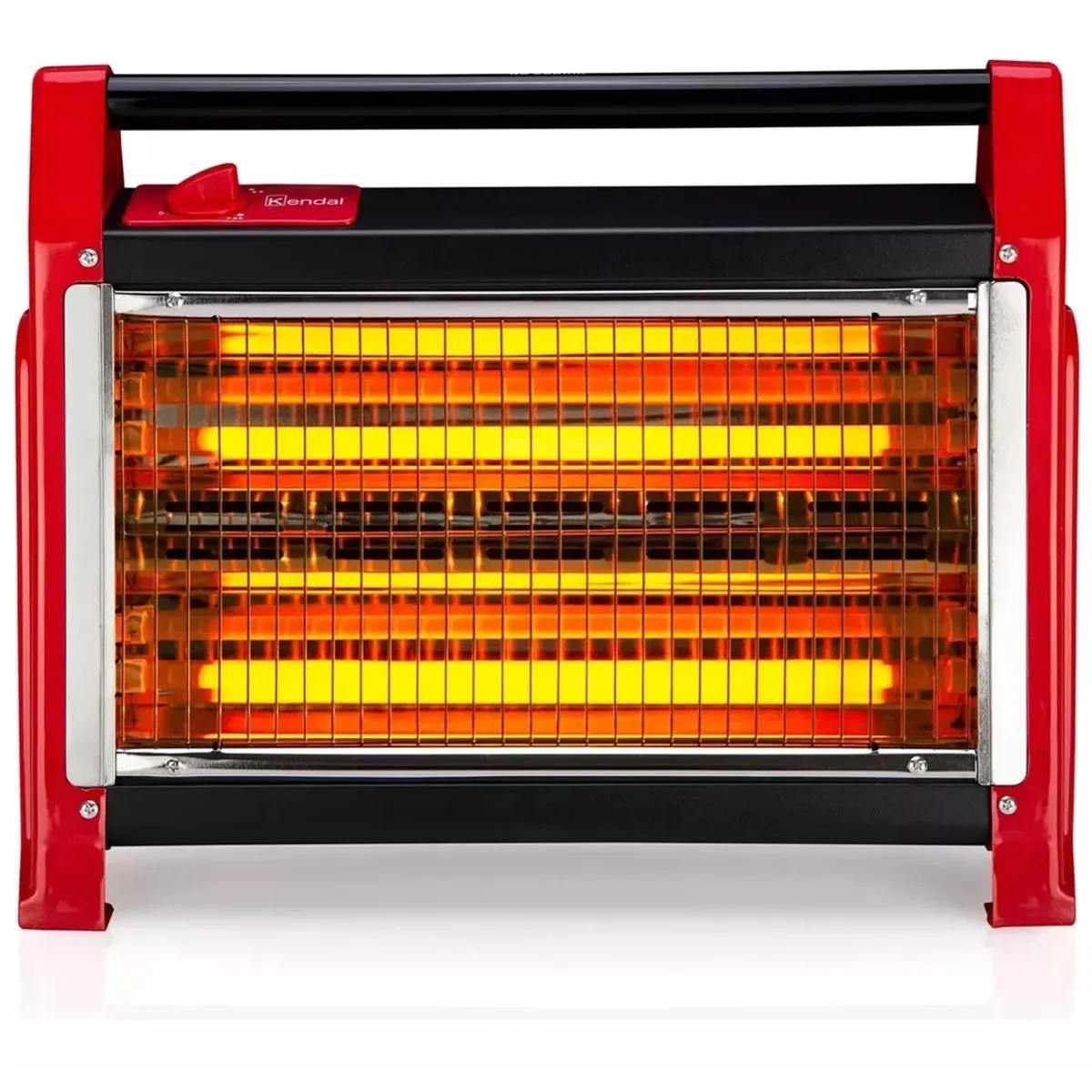 KENDAL - Estufa Calefactor Cuarzo Kendal Kc-160as Calor Limpio Rojo