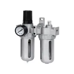 GENERICO - Filtro Compresor Aire Regulador Lubricador Con Manometro