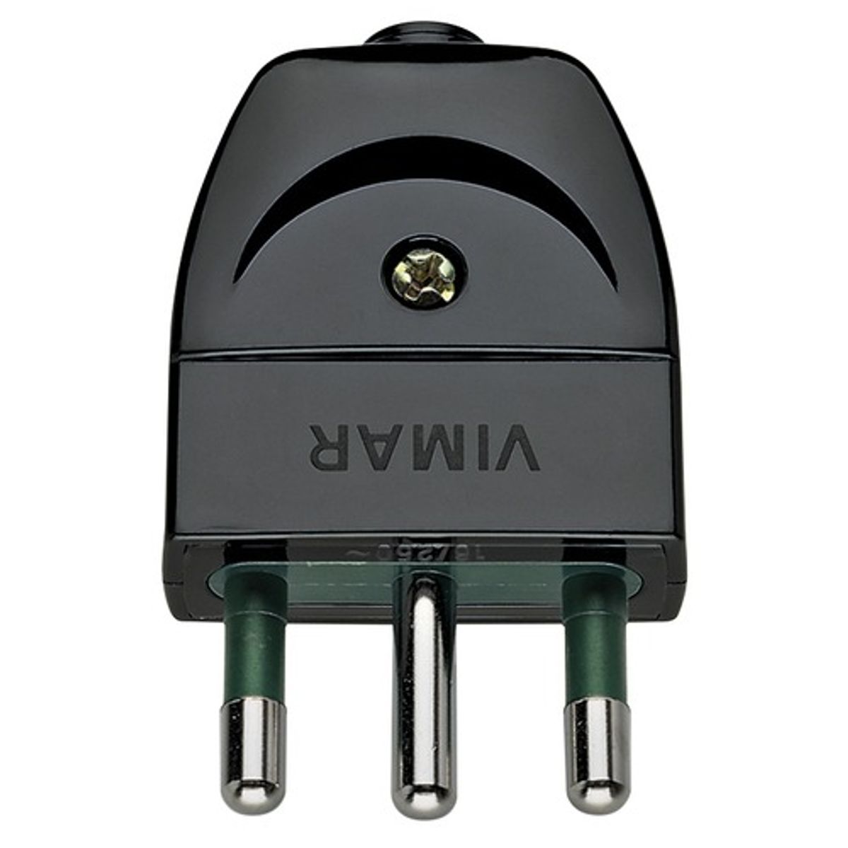 VIMAR - Enchufe Macho Volante Vimar 2p+T 16a 250v S17 Negro