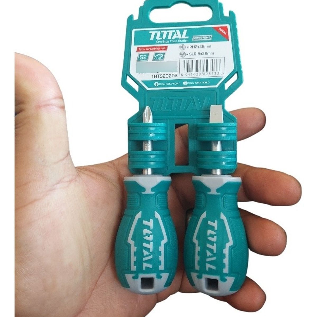 TOTAL - Destornilladores Mini 2pzs Cruz Y Paleta Total Thts20206