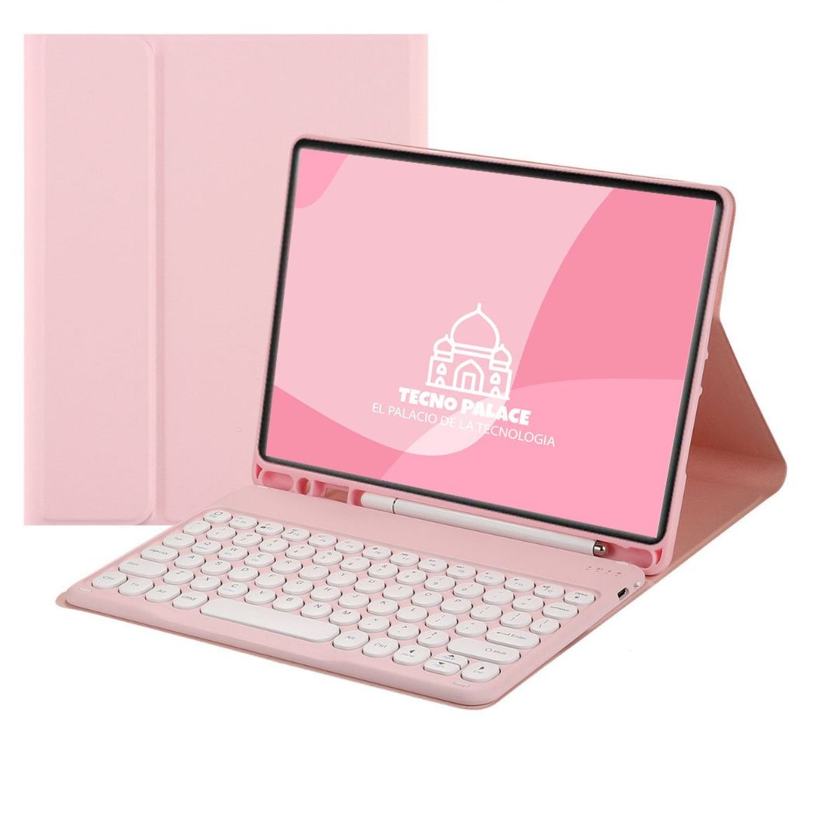 GENERICO - Fundas Con Teclado 2.0 Premium Para Tablet Samsung S6 Lite - letra Ñ