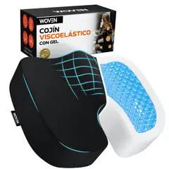 WOVEN - Cojín Ortopédico Lumbar Gel Viscoelástico Premium