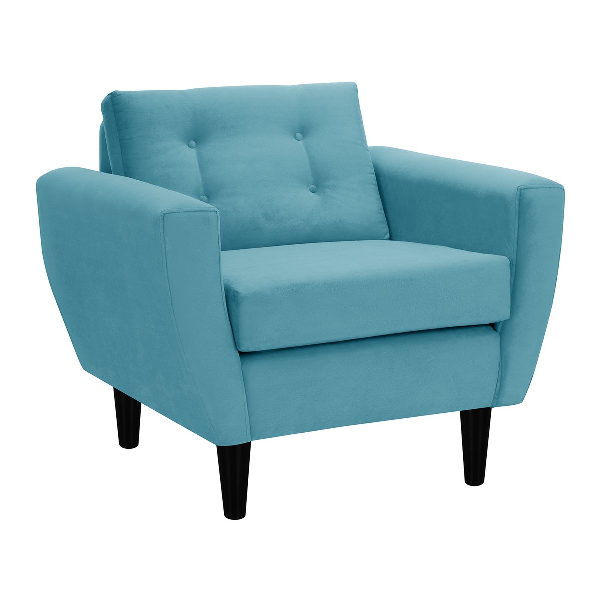 BODEVIR - Sofa Bote 1C Felpa 00 Turquesa