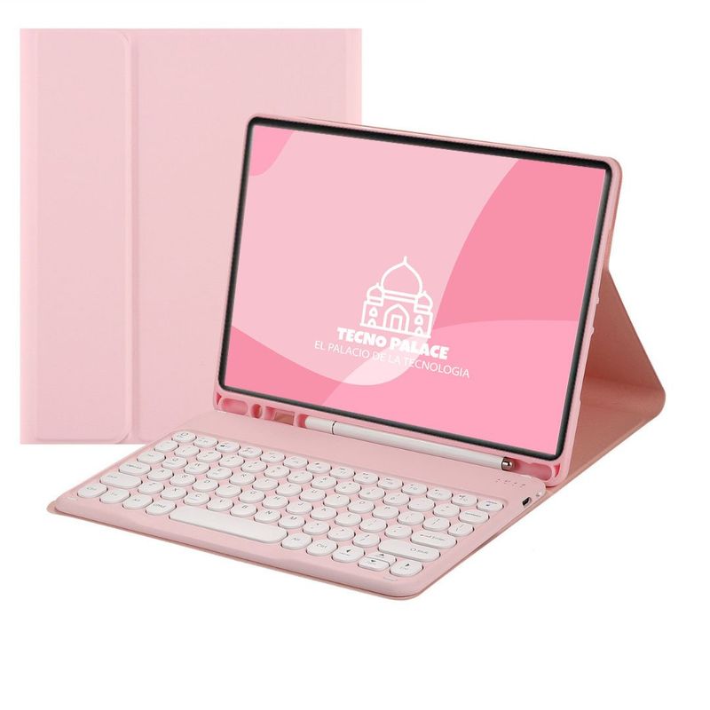 GENERICO - Fundas Con Teclado 2.0 Premium Para Tablet Samsung S7-S8 - letra Ñ