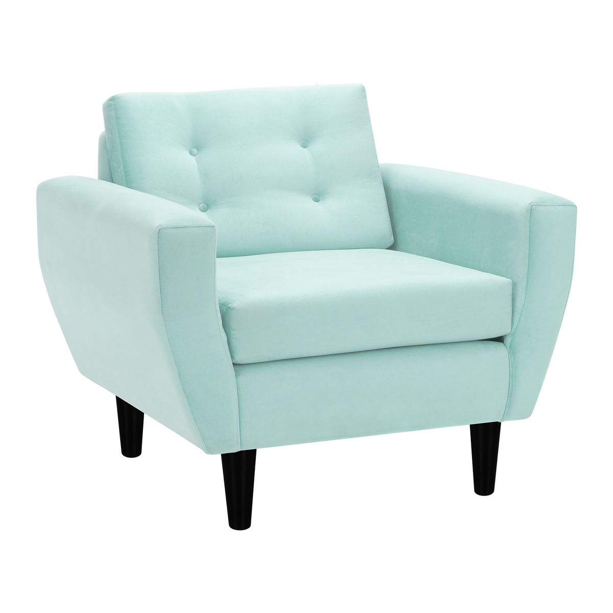 BODEVIR - Sofa Bote 1C Felpa 00 Verde Agua