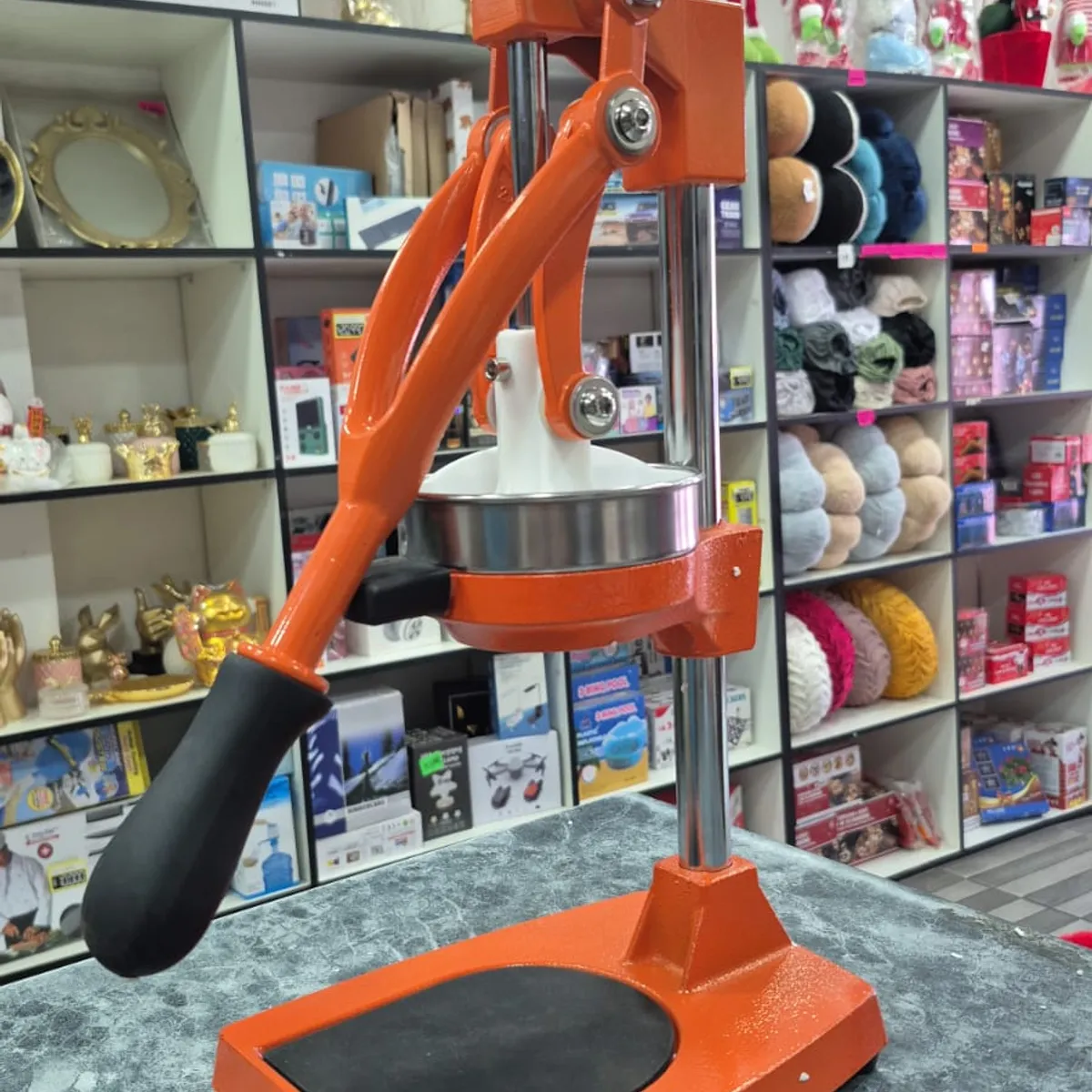 ANGELES DEL HOGAR - EXPRIMIDOR DE NARANJAS SACA JUGOS ACERO INOXIDABLE