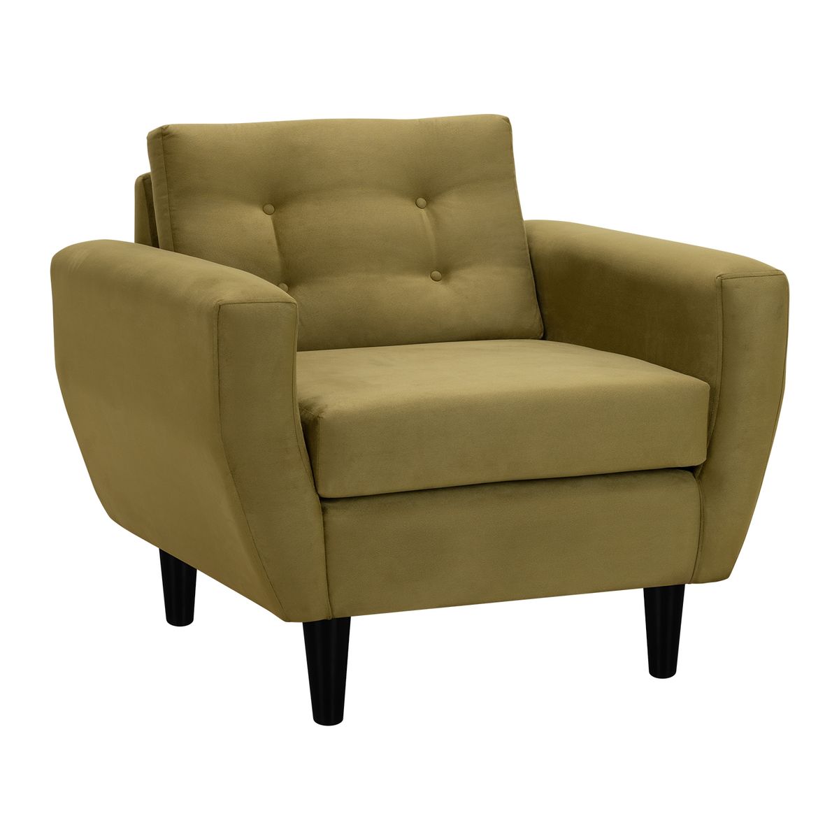 BODEVIR - Sofa Bote 1C Felpa 00 Verde Musgo