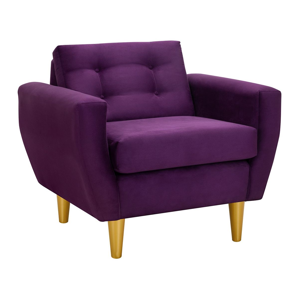 BODEVIR - Sofa Bote 1C Felpa 01 Morado