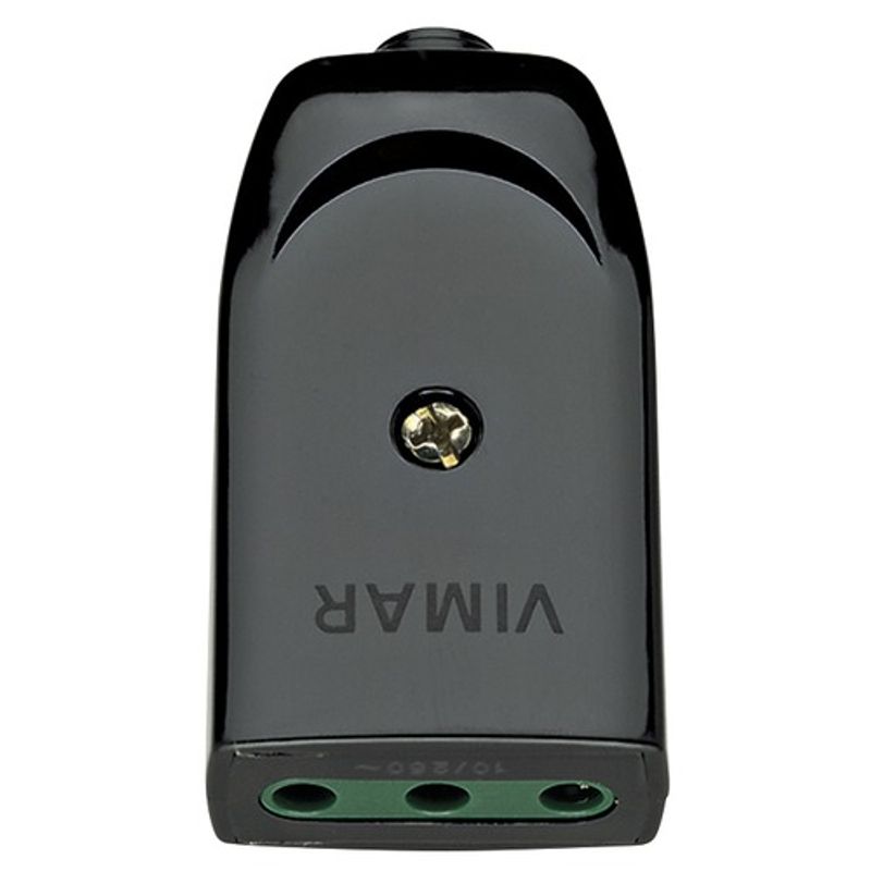 VIMAR - Enchufe Hembra Volante Vimar 2p+T 10a 250v P11 Negro