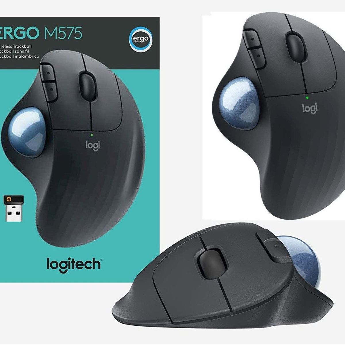 LOGITECH - Mouse Logitech Ergo M575 TrackBall Wireless