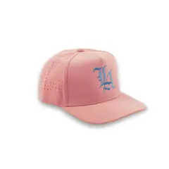 TRIPLE PLAY - Gorra Bordada Los Angeles LA Rosada