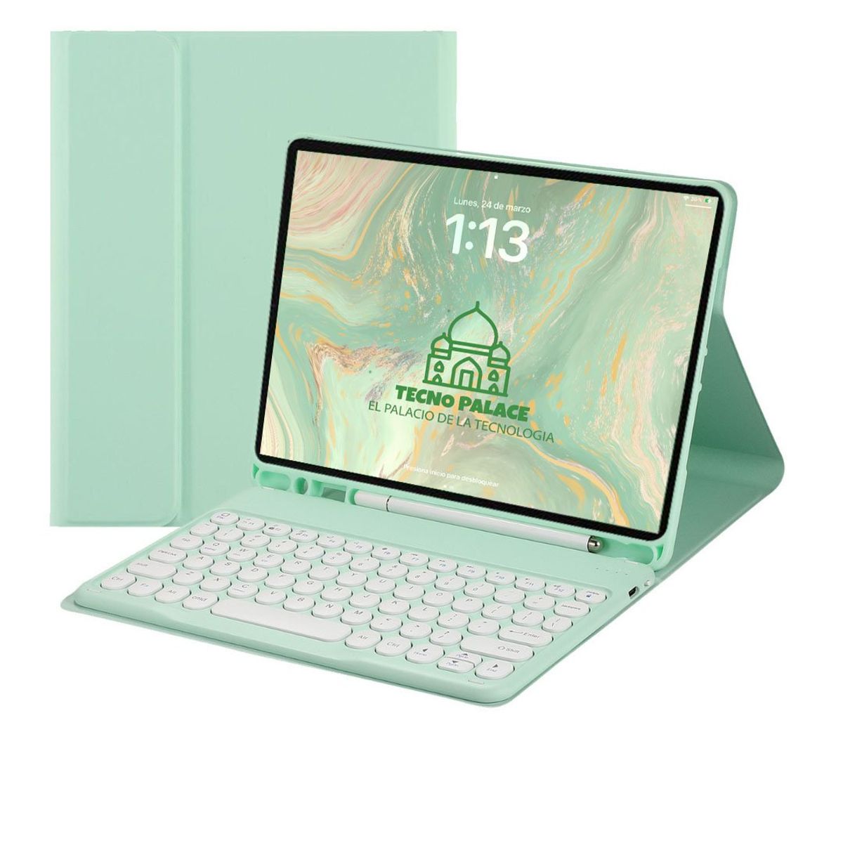 GENERICO - Fundas Con Teclado 2.0 Premium Para iPad Air 11 M2-M3 / Air 4-5- Letra Ñ