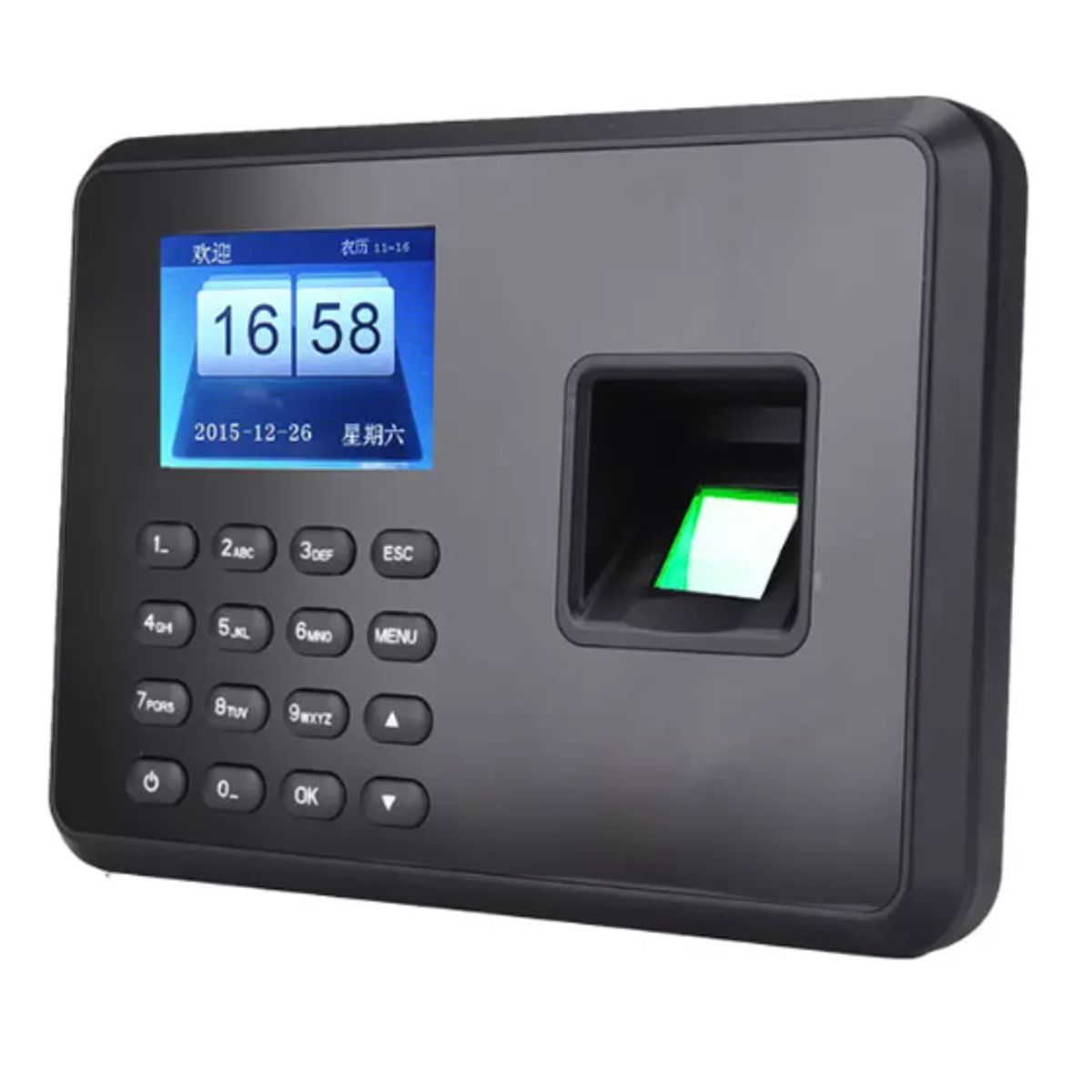 GENERICO - Registrador Biométrico De Huellas Dactilares Maquina De Asistencia