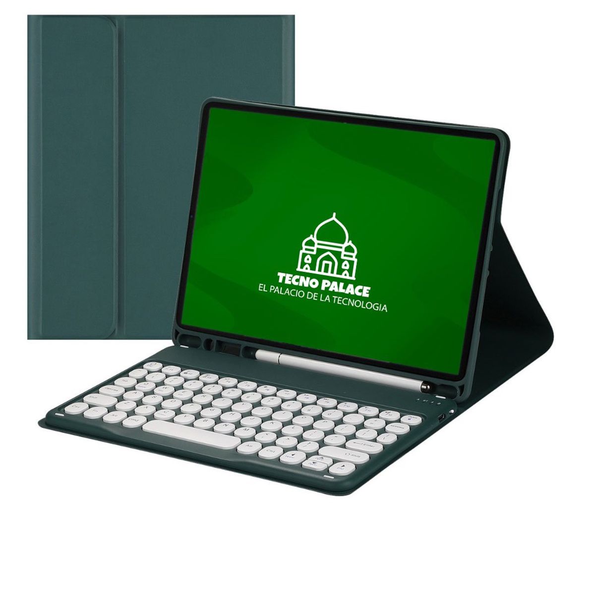 GENERICO - Fundas Teclado 2.0 Para Tablet Samsung S11-S10Lite-S10Fe-S9-S9Fe-S8-S7- Letra Ñ