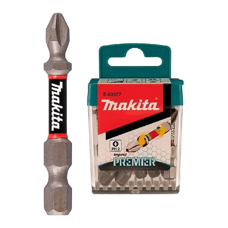 MAKITA - Set Juego De 10 Puntas Impact Premier Ph2 X 50mm Makita