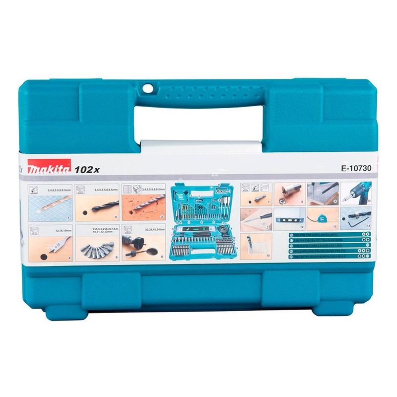 MAKITA - Set 102 Accesorios Y Herr Manuales Makita E-10730
