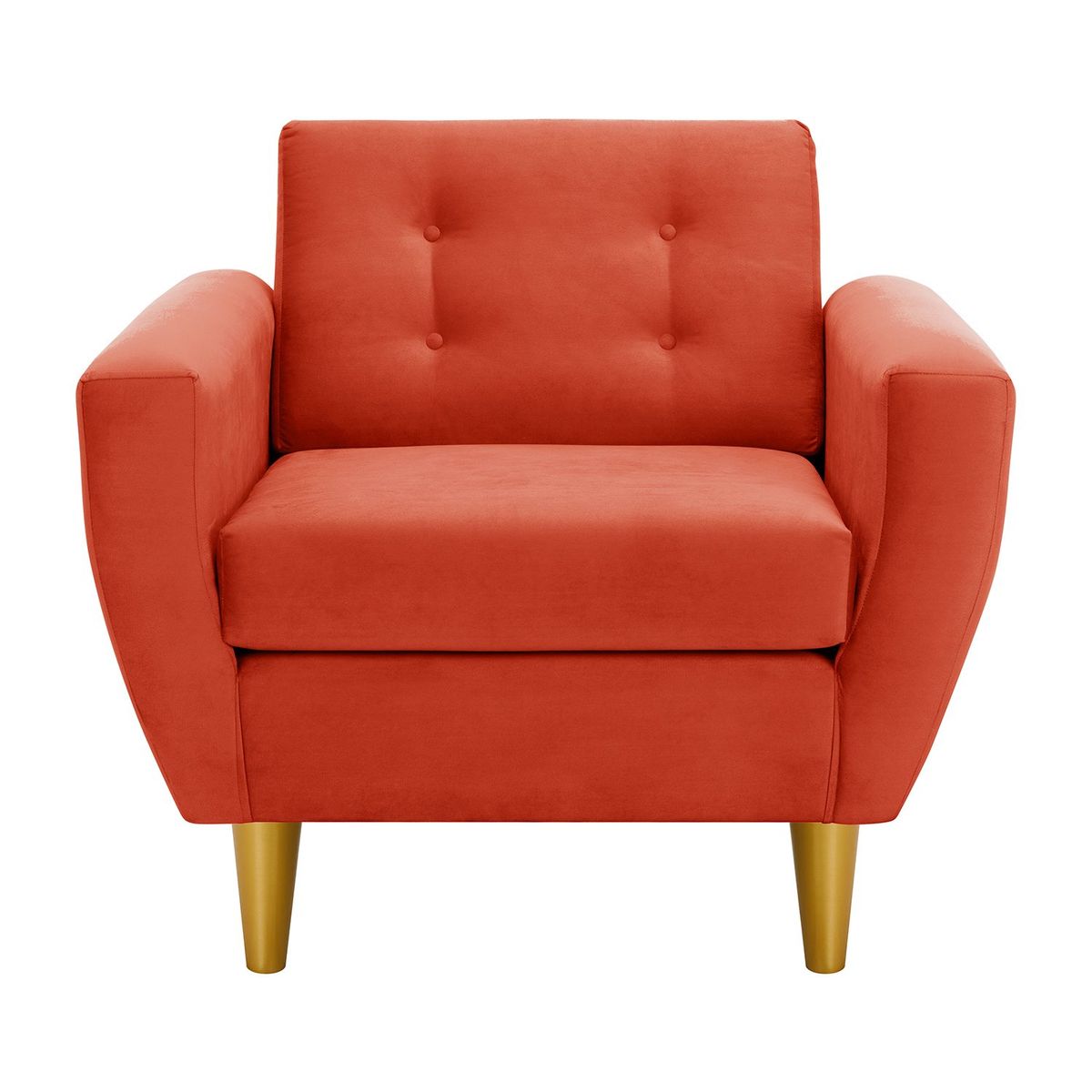 BODEVIR - Sofa Bote 1C Felpa 01 Naranja