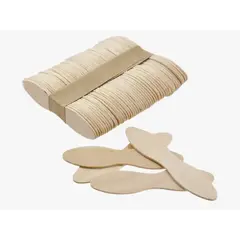 GENERICO - Cuchara Mini Paleta Para Helado De Madera Pack 50 Unidades