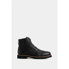 VELEZ - Vélez Botas River Cuero Hombre Cortes Con Chiripiado Negro