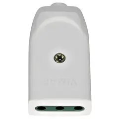 VIMAR - Enchufe Hembra Volante 2p+T 10a 250v P11 Blanco