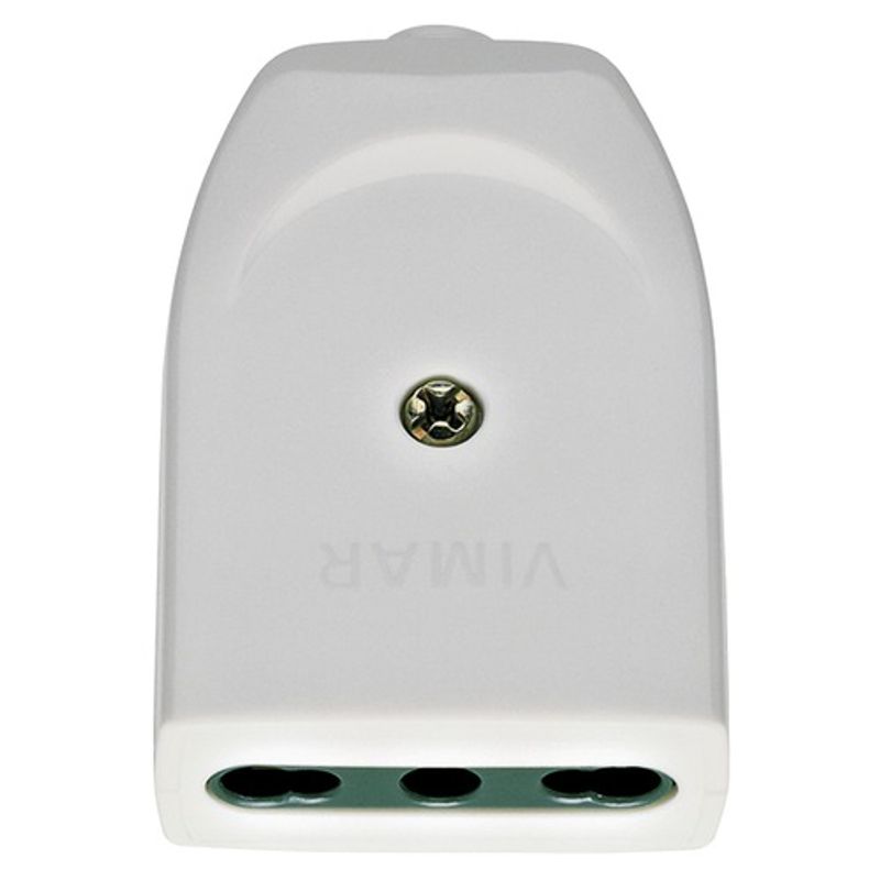 VIMAR - Enchufe Hembra Volante Vimar 2p+T 16a 250v P1711 Blanco
