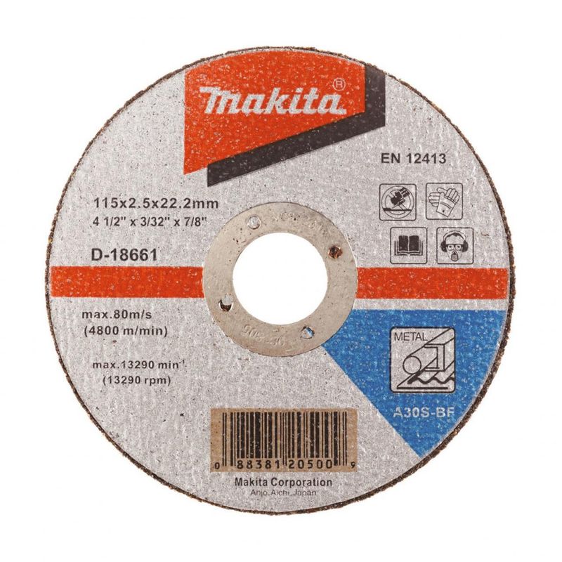 MAKITA - Disco de corte Metal 4 12 Makita D-18661