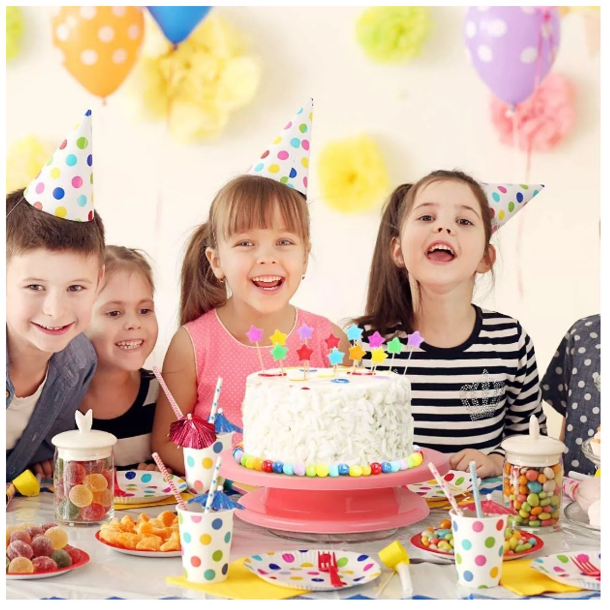 GENERICO - Base Para Decorar Tortas Plato Giratorio