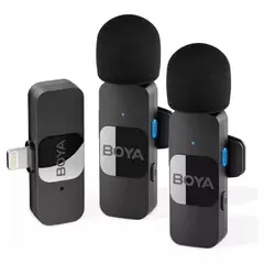 GENERICO - Microfono Inalambrico Doble Portable Boya BY-V2