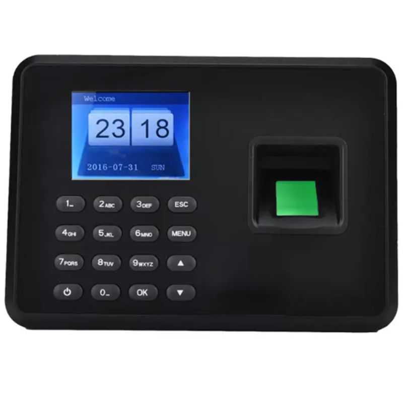 GENERICO - Reloj Registrador Biométrico De Huellas Digital Maquina De Asistencia