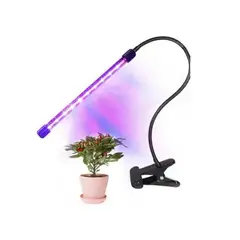 GENERICO - Lampara De Luz Led Flexible De 1 Tubo Para Crecimiento De Plantas