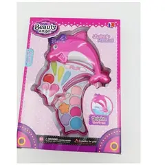 GENERICO - Kit De Maquillaje Sombras Labiales Para Niñas Forma Delfín