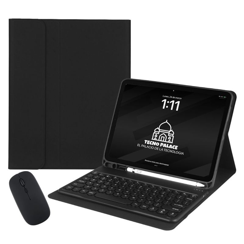 GENERICO - Funda Con Teclado 2.0 y Mouse iPad Pro 11 Incluye letra Ñ