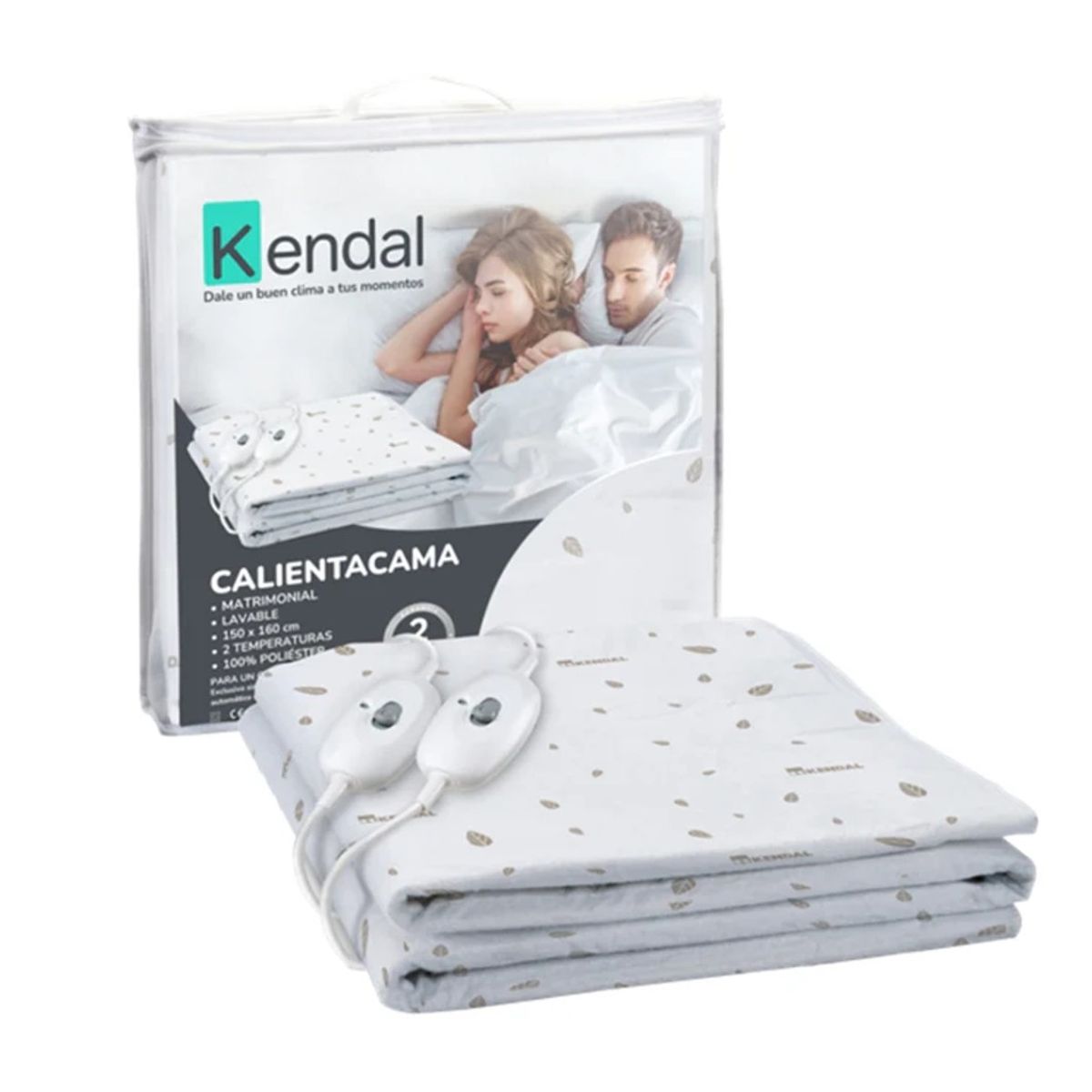 IMETEC - Calientacamas 2 plaza Matrimonial Kendal 150x160 cm