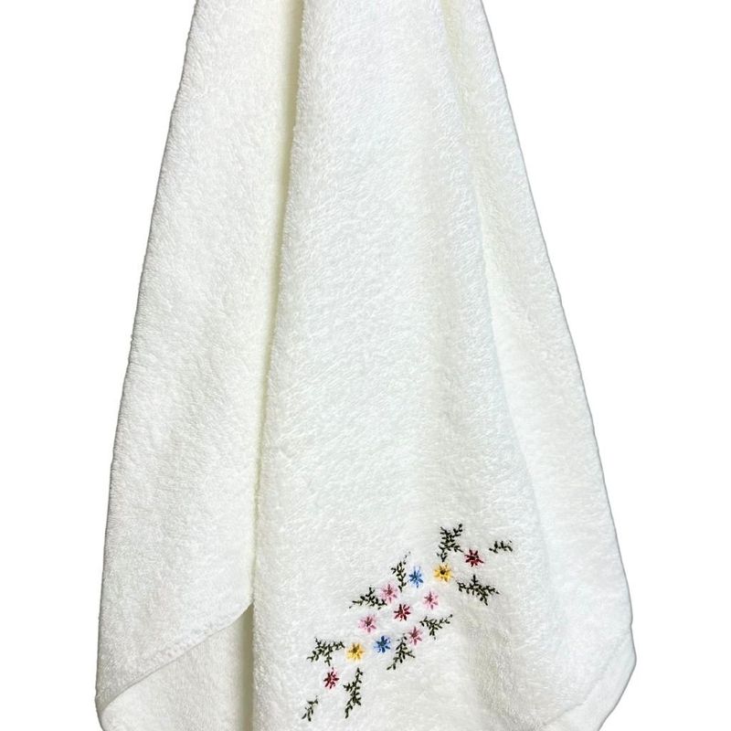 BOHEMIK - TOALLAS ROYAL TOUCH FLORAL 3 unidades de Tamaño BAÑO
