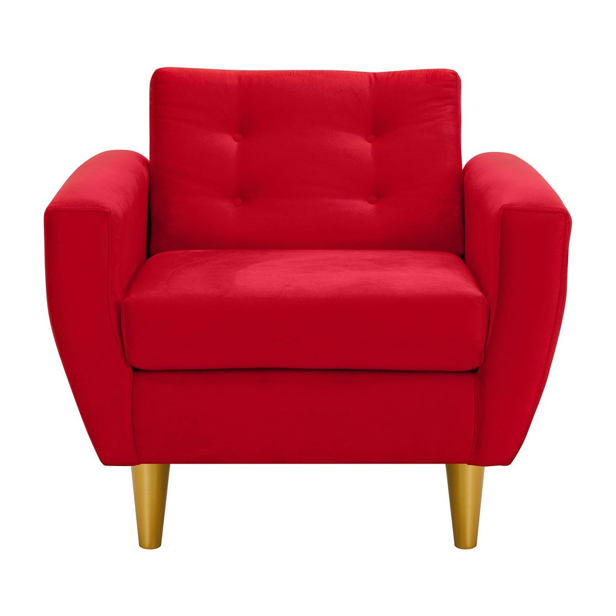 BODEVIR - Sofa Bote 1C Felpa 01 Rojo