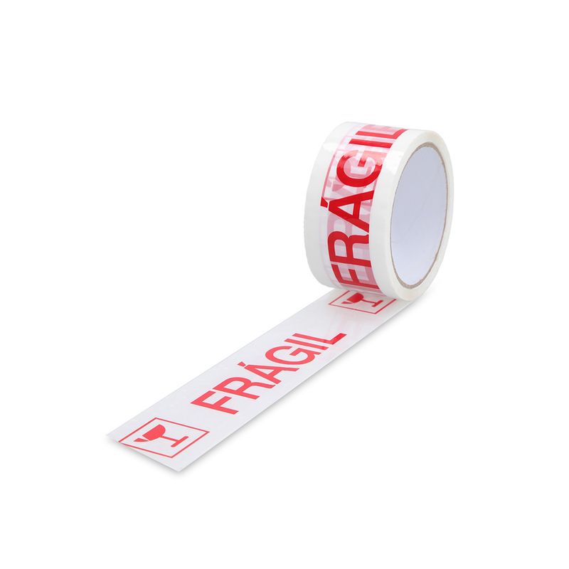 GENERICO - Cinta De Embalaje Frágil 48mm40m - Pack Mayorista - 1 Und