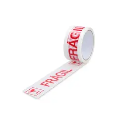 GENERICO - Cinta De Embalaje Frágil 48mm40m - Pack Mayorista - 1 Und