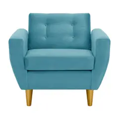 BODEVIR - Sofa Bote 1C Felpa 01 Turquesa
