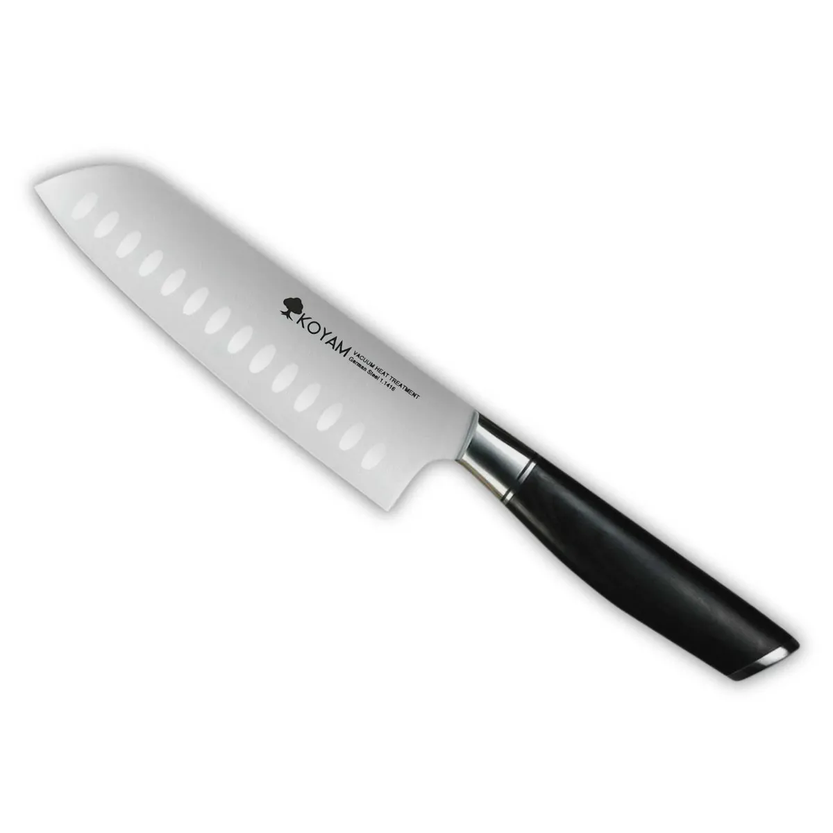 KOYAM - KOYAM Cuchillo Santoku 18cm Acero 1.4116