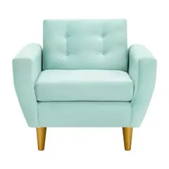 BODEVIR - Sofa Bote 1C Felpa 01 Verde Agua