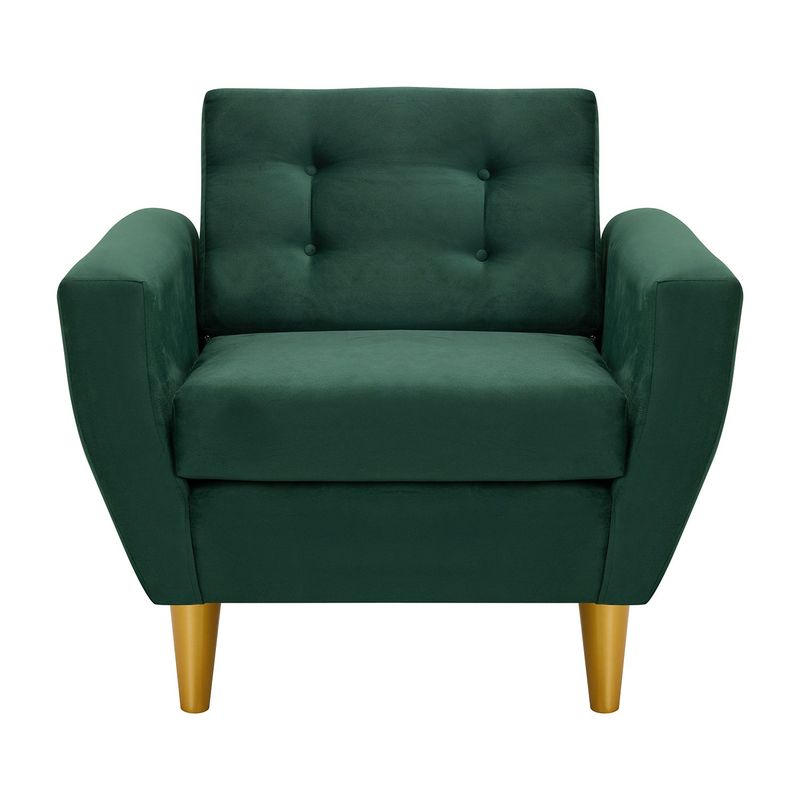 BODEVIR - Sofa Bote 1C Felpa 01 Verde Botella