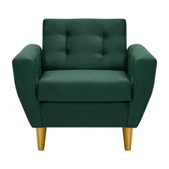BODEVIR - Sofa Bote 1C Felpa 01 Verde Botella