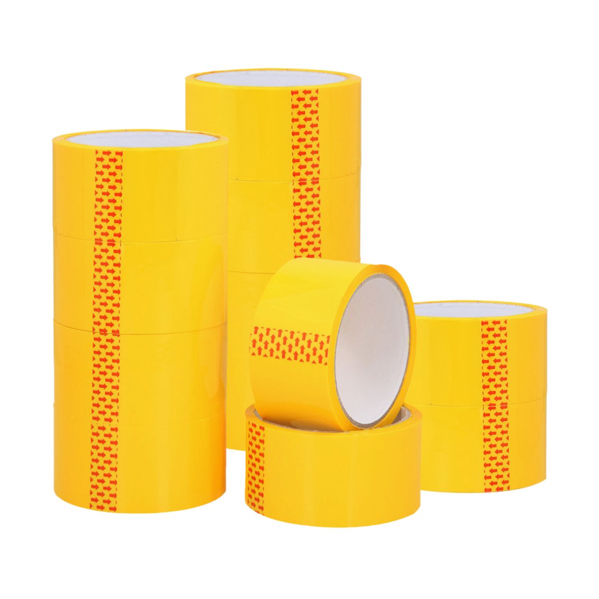 GENERICO - Cinta Embalaje Amarilla 48mm40m - Pack Mayorista - 12 Uds