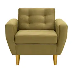 BODEVIR - Sofa Bote 1C Felpa 01 Verde Musgo